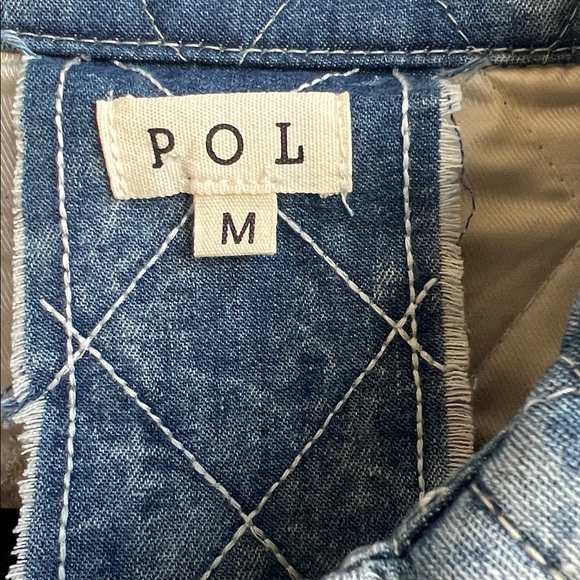 POL Dust & Denim Shacket - Picture 6 of 16